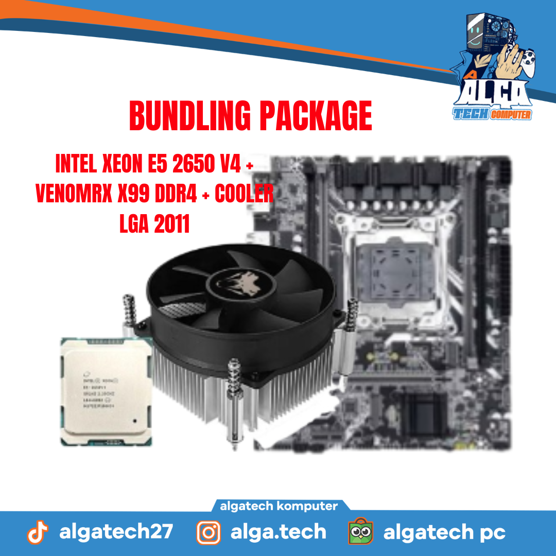 PAKETAN INTEL XEON E5 2650 V4 DDR4 (PROCESSOR, MOBO, COOLER)