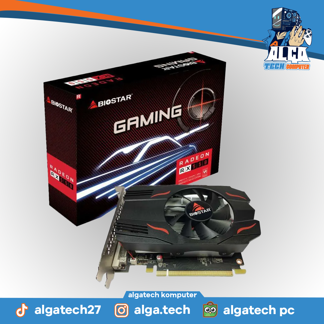 BIOSTAR GAMING RX 550 4GB GDDR5 (2ND FULLSET)
