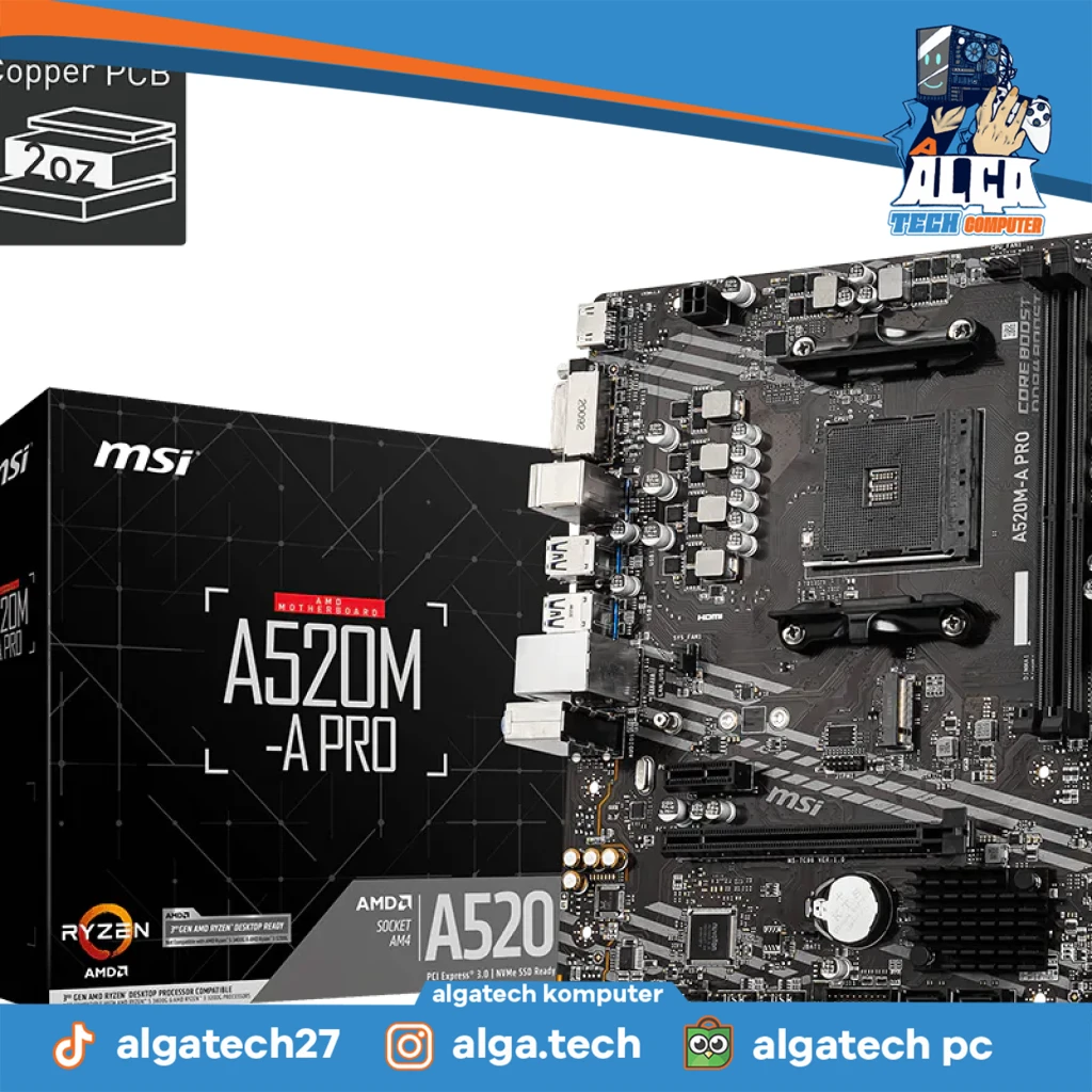 MSI A520M-A PRO DDR4 